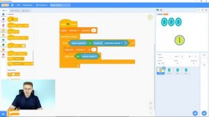 Уроки Scratch / Делаем счетчик (Игра кликер)
