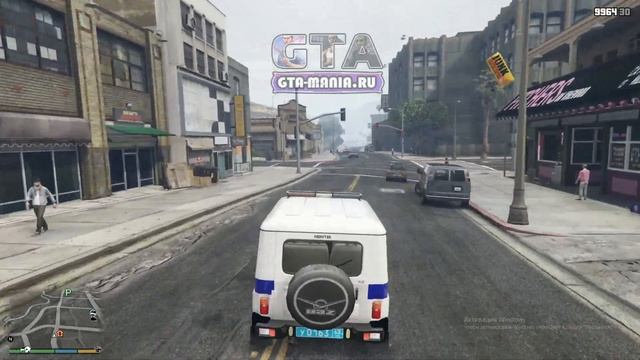 УАЗ Хантер ДПС для GTA 5 смотреть онлайн