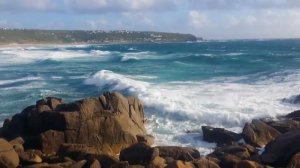 Футаж морской прибой шум моря