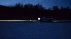 Звук раздвоенного выхлопа на Land Cruiser 100 4.7L V8 в движении