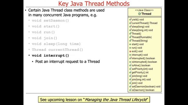 Key Methods in a Java Thread смотреть онлайн