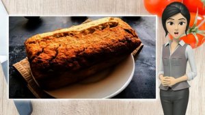 Шарлотка из геркулеса с яблоками