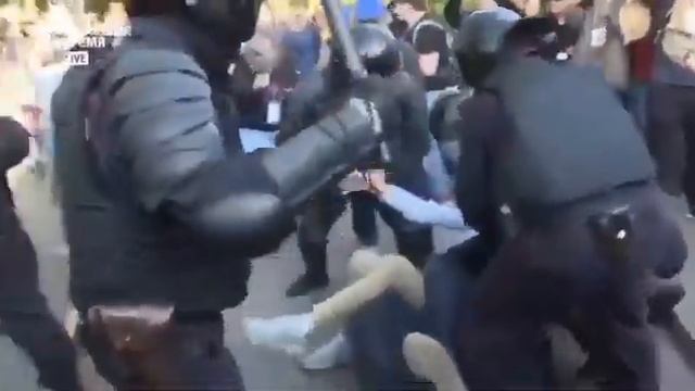 Самое жестокое избиение протестующих 3 августа в Москве