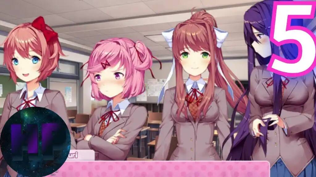 5 - Боязнь толпы - Doki Doki literature Club Plus - ddlc plus