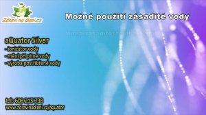 aQuator - upravuje pH pitné a výroba zásadité, kyselé a postříbřené vody - recenze ♥ Zdraví na dlan