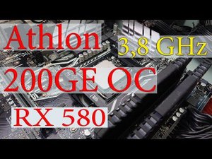 Sinotex RX580 8GB Athlon 200GE OC 3.8GHz