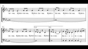 "Kyrie eleison"  (Византийский напев)