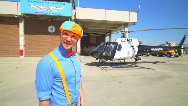 Blippi Explores a Firefighting Helicopter | Learn Vehicles for Kids | Educational Video for Toddler смотреть онлайн