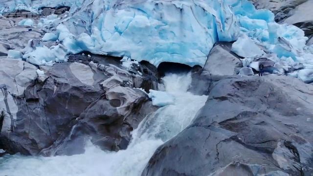 Nigardsbreen. Norwegian glacier. Норвежский ледник