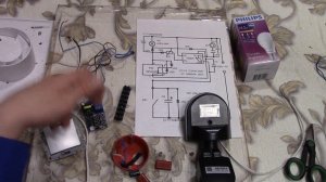 Датчик движения для ванной и туалета . Пример монтажа и схема подключения .