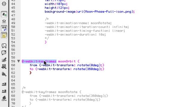 CSS3 Tutorial - Rotating objects with CSS animations