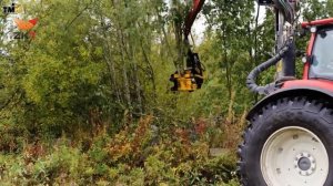 Валочная головка ZKT-TMK-200 на базе трактора