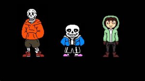Bad Time Trio (Fan made Undertale AU) Triple The Threat SECRET REMIX
