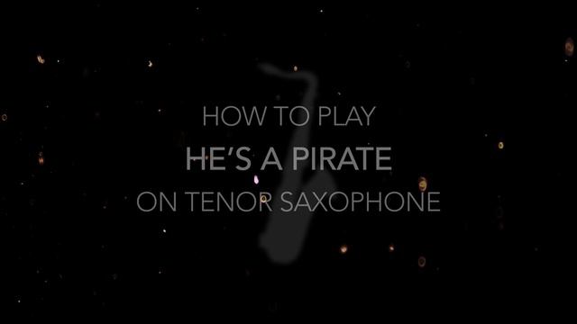Pirates of the Caribbean Sax Tutorial | Saxplained