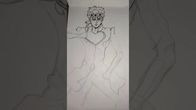 Giorno Giovanna /JoJo        #art #artist #JoJo #anime #fyp #sketch