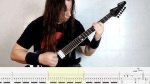 Bullet For My Valentine - Waking The Demon Cover (Tabs on Screen)