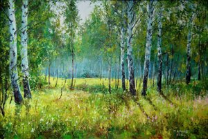 Родимая земля на картинах Михаила Щрилёва