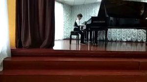 Нимченко Егор, 8 лет. И.  Бах -  Менуэт соль минор