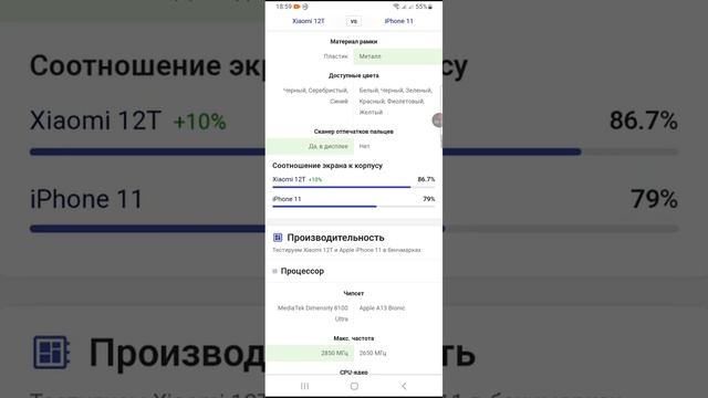 Apple iphone 11 VS Xiaomi 12T! ЧТО ЛУЧШЕ КУПИТЬ? смотреть онлайн