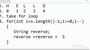 Reversing a String in java -Detailed Analysis with algorithm