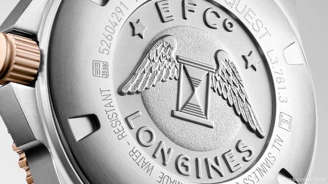 Линейка двухцветных часов Longines HydroConquest 41мм смотреть онлайн