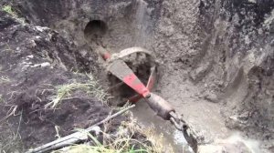 ГНБ затяжка трубы с расширителем, СМУ-412