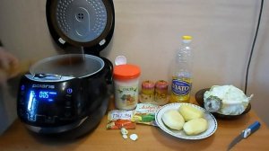 дикая утка тушёная с картофелем и капустой в мультиварке
