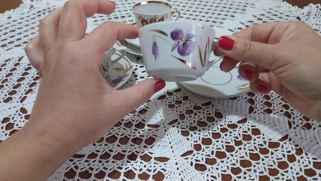 Великолепный рижский фарфор! Кофейные пары и трио!