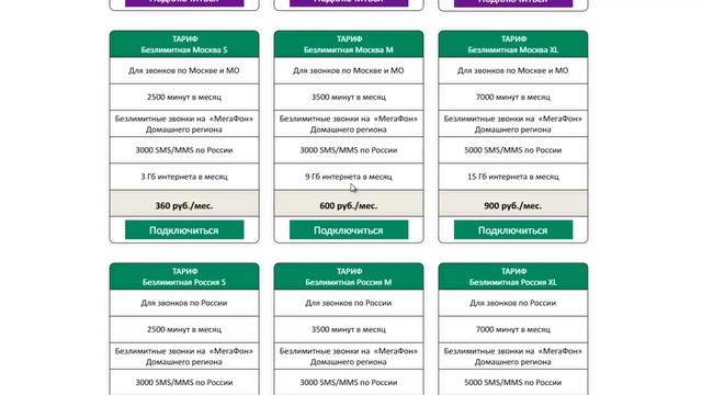 безлимитный тариф москва +и область смотреть онлайн