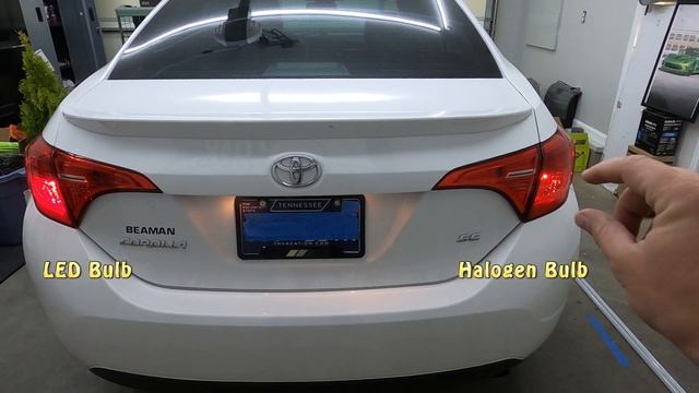 How to Replace Tail light bulbs 2017-2023 Toyota Corolla Auxito LEDS 7443/7440 смотреть онлайн