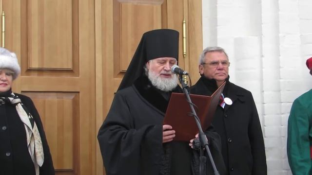 Перезахоронение останков воинов ополчения Минина и Пожарского