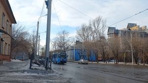 Трамвай 71-608КМ [№230] по 5 маршруту