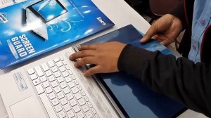 Защитная пленка HP Pavilion x360 Как нанести антибликовый экран на сенсорный ноутбук