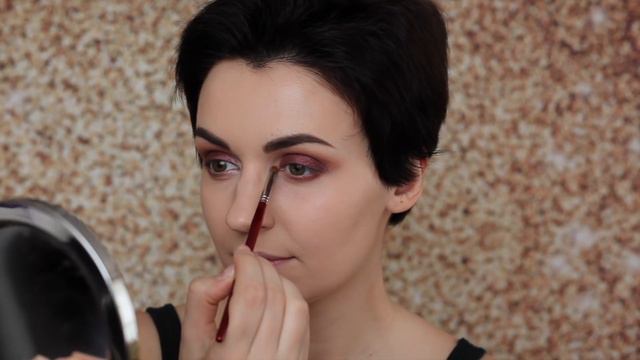 Bright burgundy smoke tutorial | Яркие винные смоки | Jayne Mois