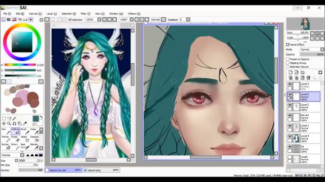 [Speedpaint] THE GODDESS KASUMI Part 1 (Paint Tool SAI) смотреть онлайн