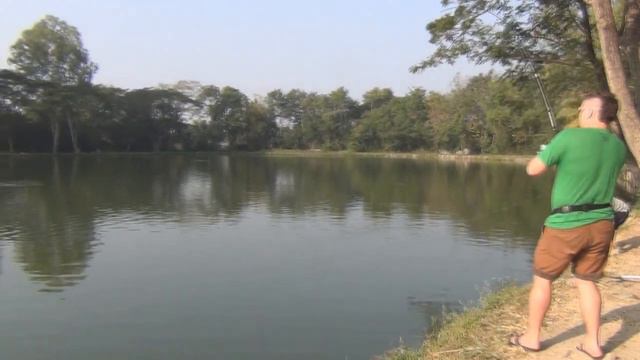Рыбалка в ЧиангМай в Марте 2014. Тайланд. смотреть онлайн