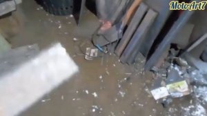 Самодельная гусянка и лыжный модуль для мотособуксировщика.