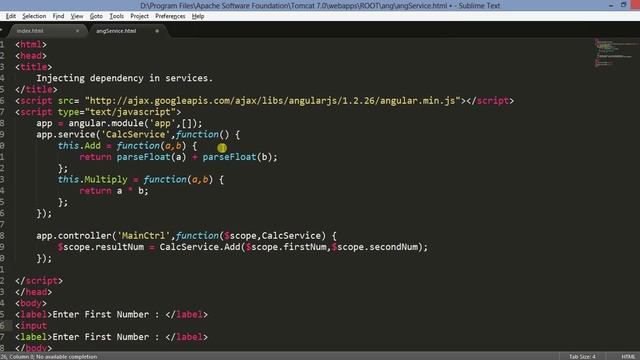 Dependency injection | the power tool of AngularJS | – смотреть онлайн ...